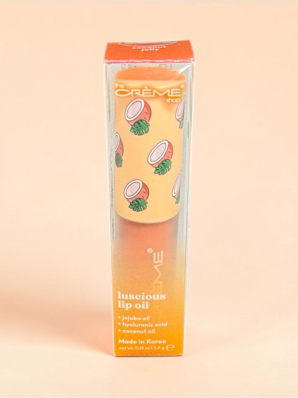 🏷️‼️5/$25🏷️‼️🥥THE CREME SHOP🥥Luscious Lip Oil in Coconut Jelly/NIB